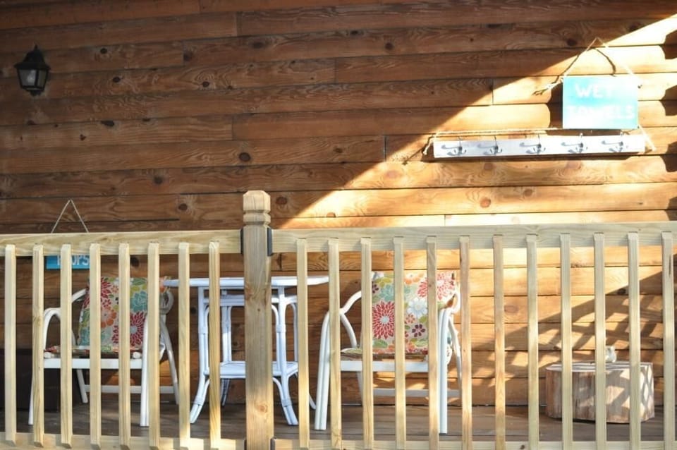 Open Porch that leads to back yard