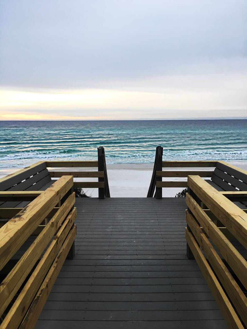 Our boardwalk with nice places to sit and read a book or enjoy the view.