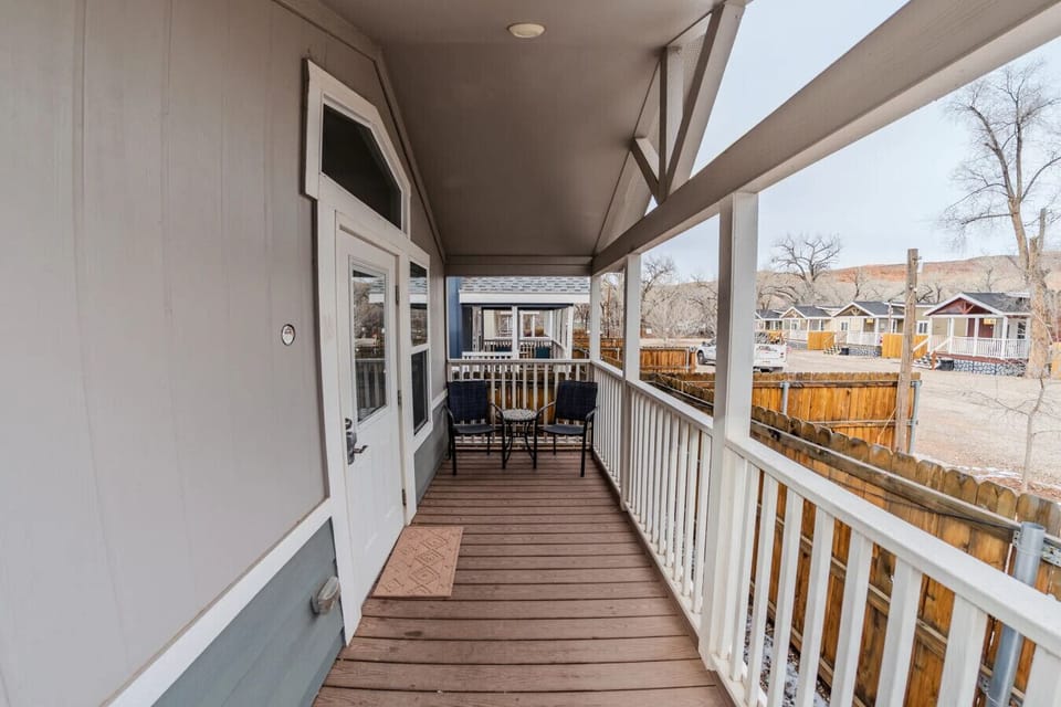Patio seating area