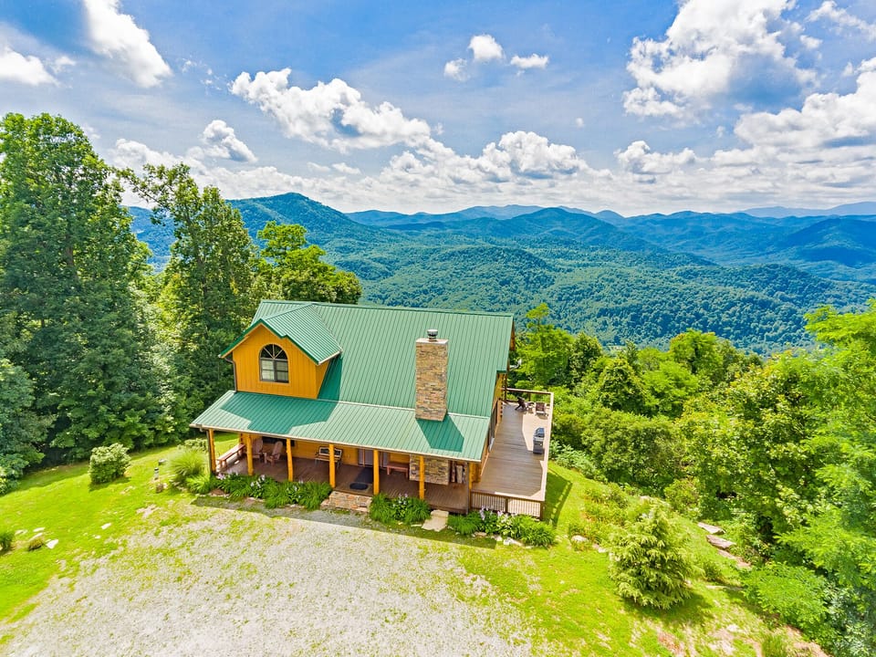 Private mountain top home.