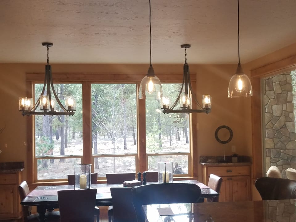 Large table for dining and games