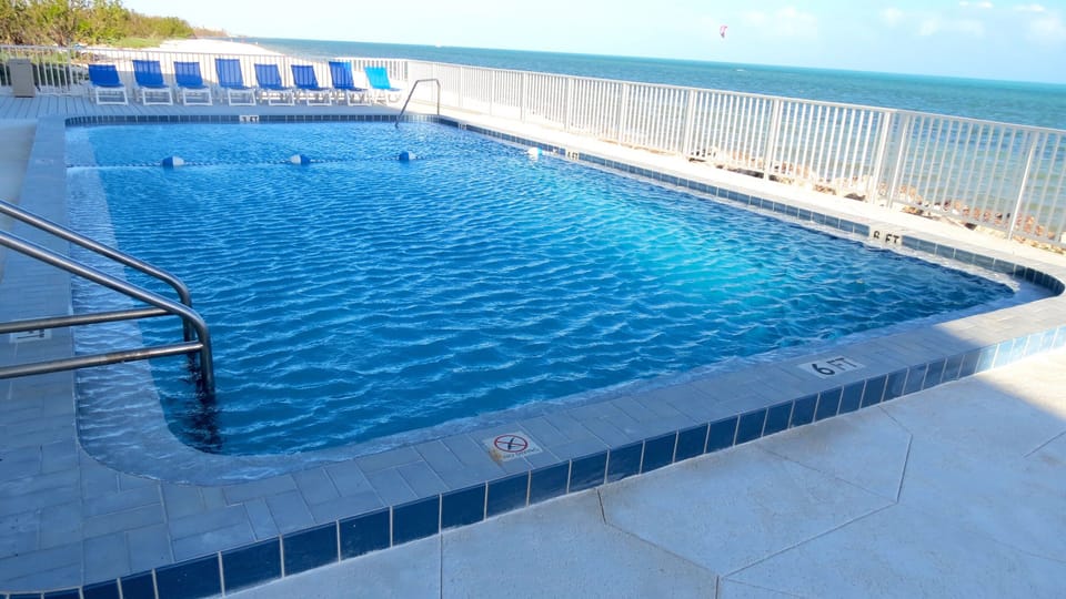 The pool and the Coco Plum Beach!