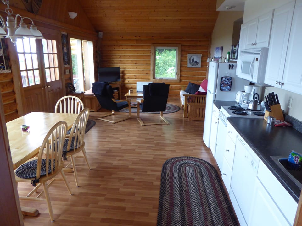 View upon entering cabin