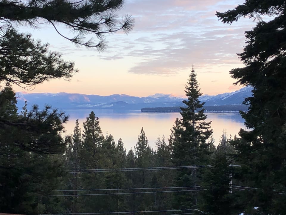 Sunrise from the master bedroom