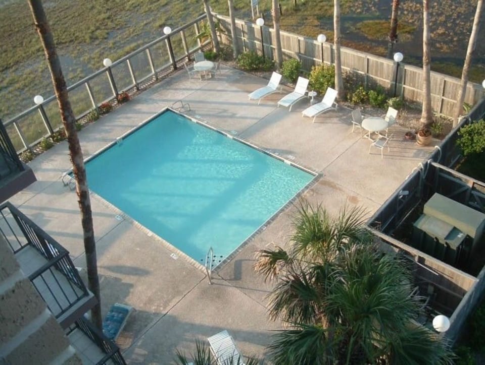 Gated Pool on Beach Heated During Winter Months
