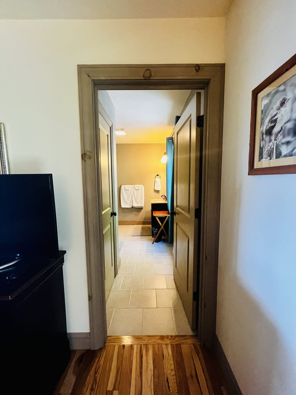 In Master Bedroom, Entrance to Master Bathroom.