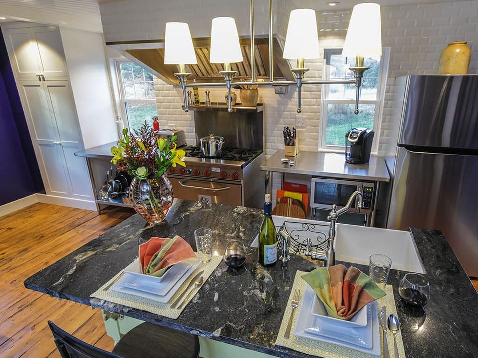Dining and kitchen area