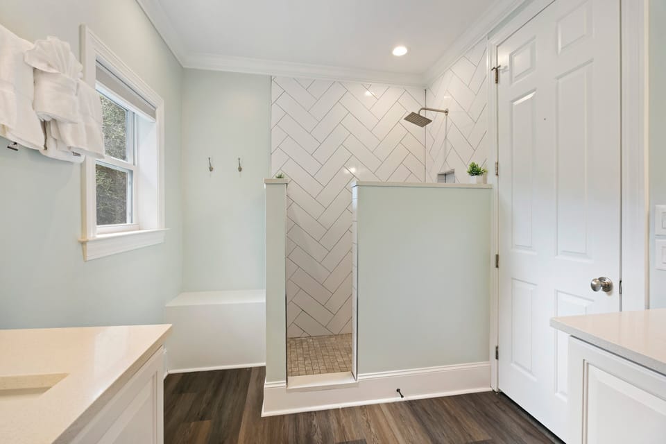 King Primary Bathroom on Upper Level