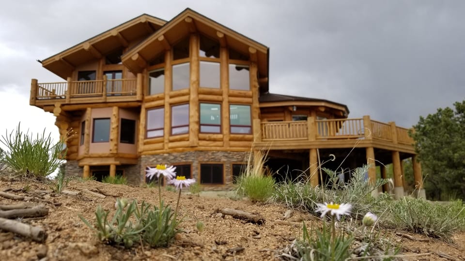 The Inn Between. Log 4000 square foot private chalet.