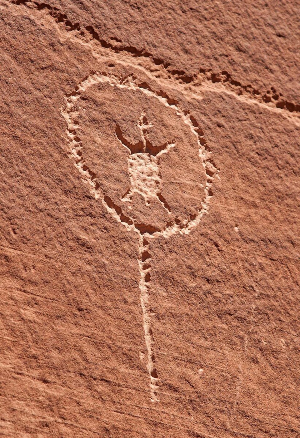 Petroglyph in Hidden Valley