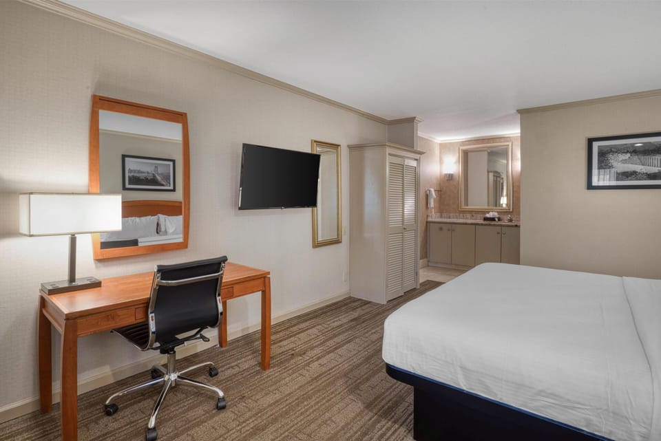 Standard Room, 1 King Bed, Non Smoking | Desk, laptop workspace, iron/ironing board, free WiFi