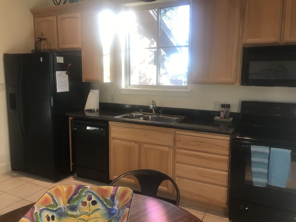 Kitchen with granite counters
