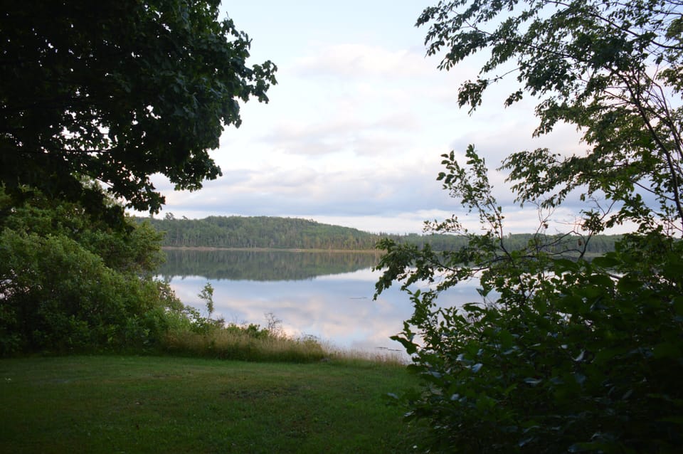 Grounds as seen from side deck