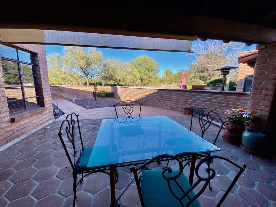 Back patio
