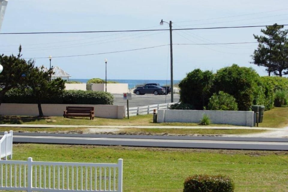 Beach access across the street