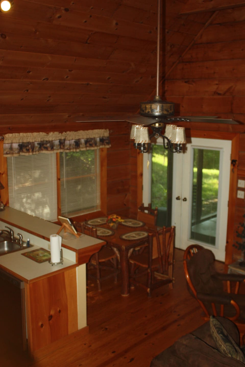 Dining room from top of stair case