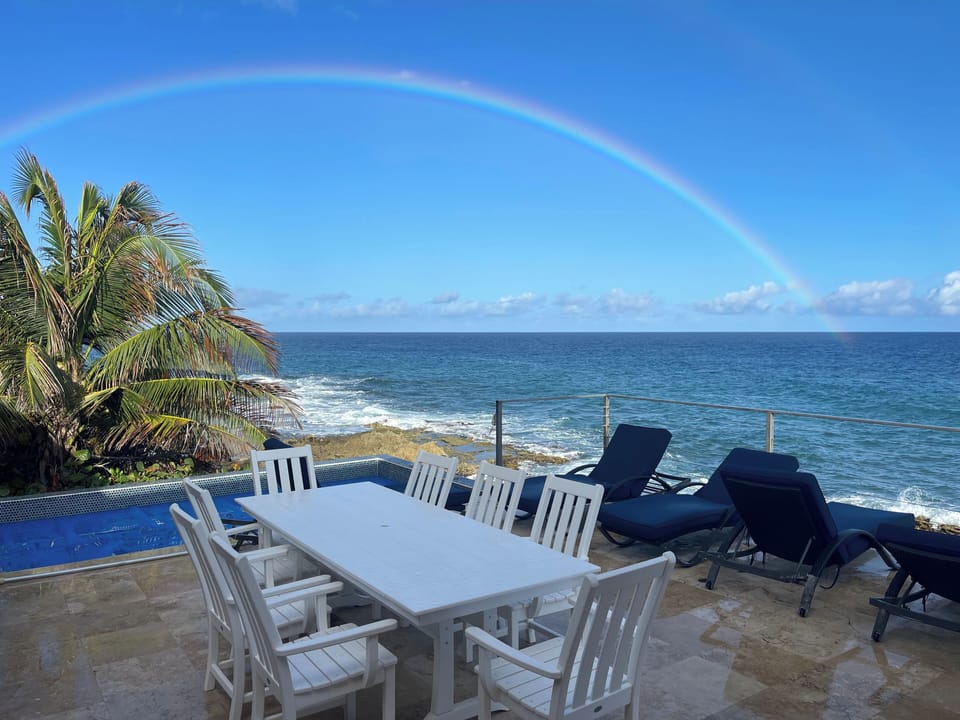 Enjoy the rainbows in paradise.