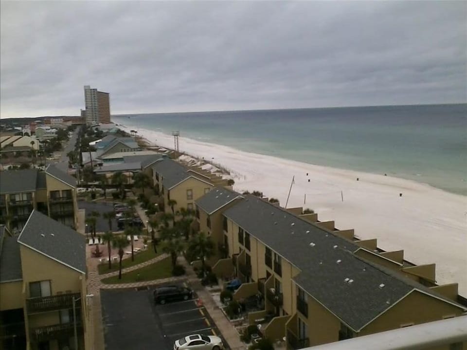 Million dollar view from the balcony that lets you see all the way to St Andrews