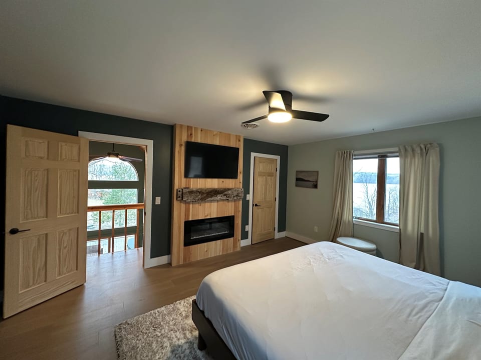 Primary Bedroom is located on the top floor it was updated in 2025 and includes an en suite bathroom and WIC.