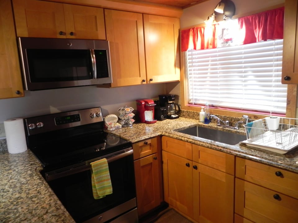 Well stocked Kitchen area