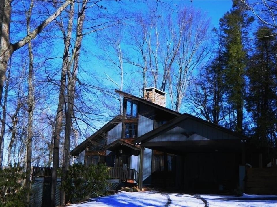 Winter time at Grandfather Mountain. Outside view...let the relaxation begin