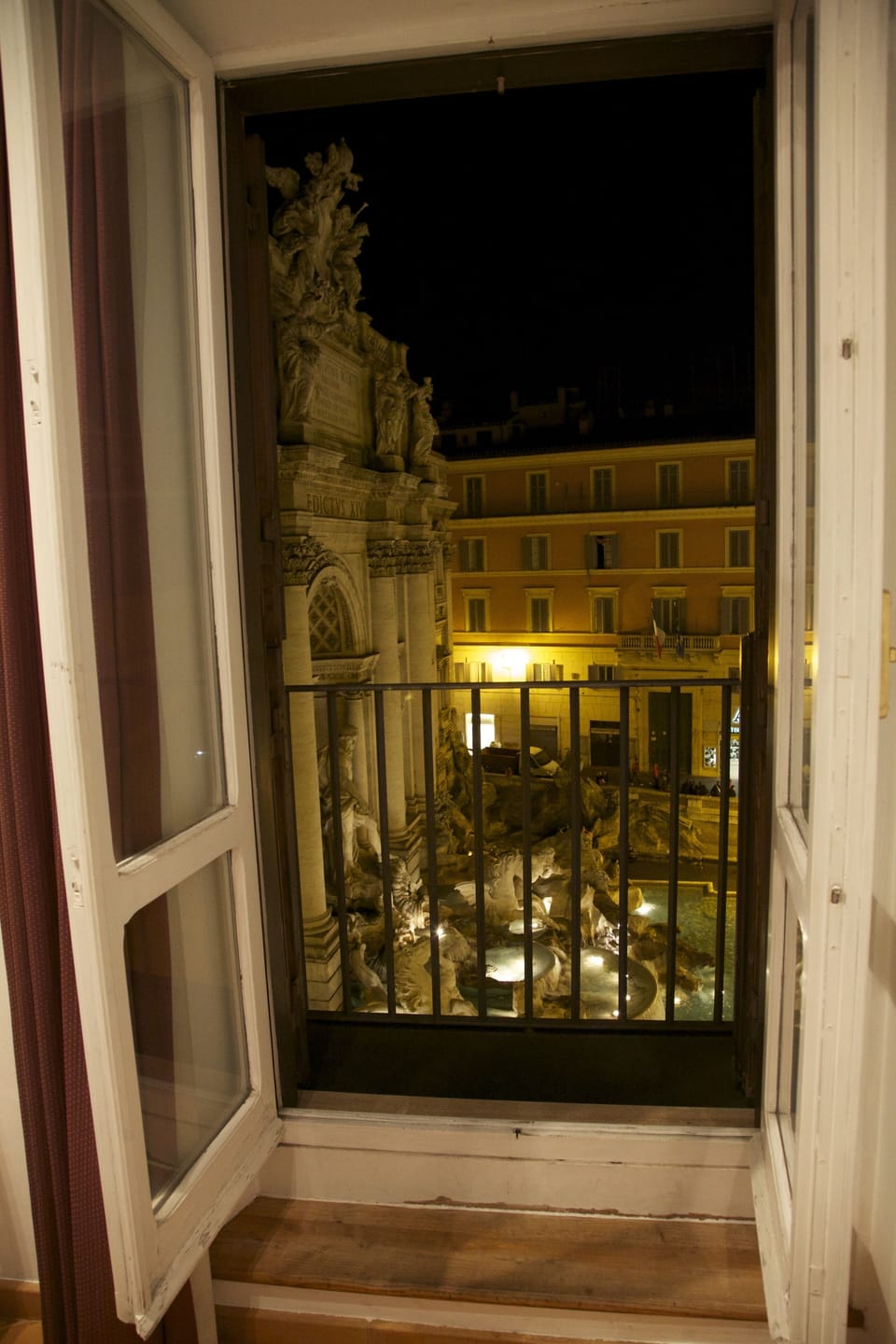Balcony in living room.