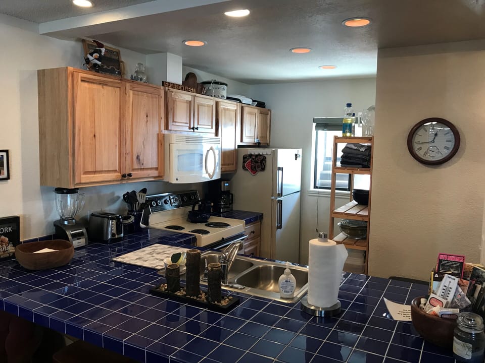 Kitchen with Blender, Toaster, Coffee Maker, Crock Pot and Dishwasher