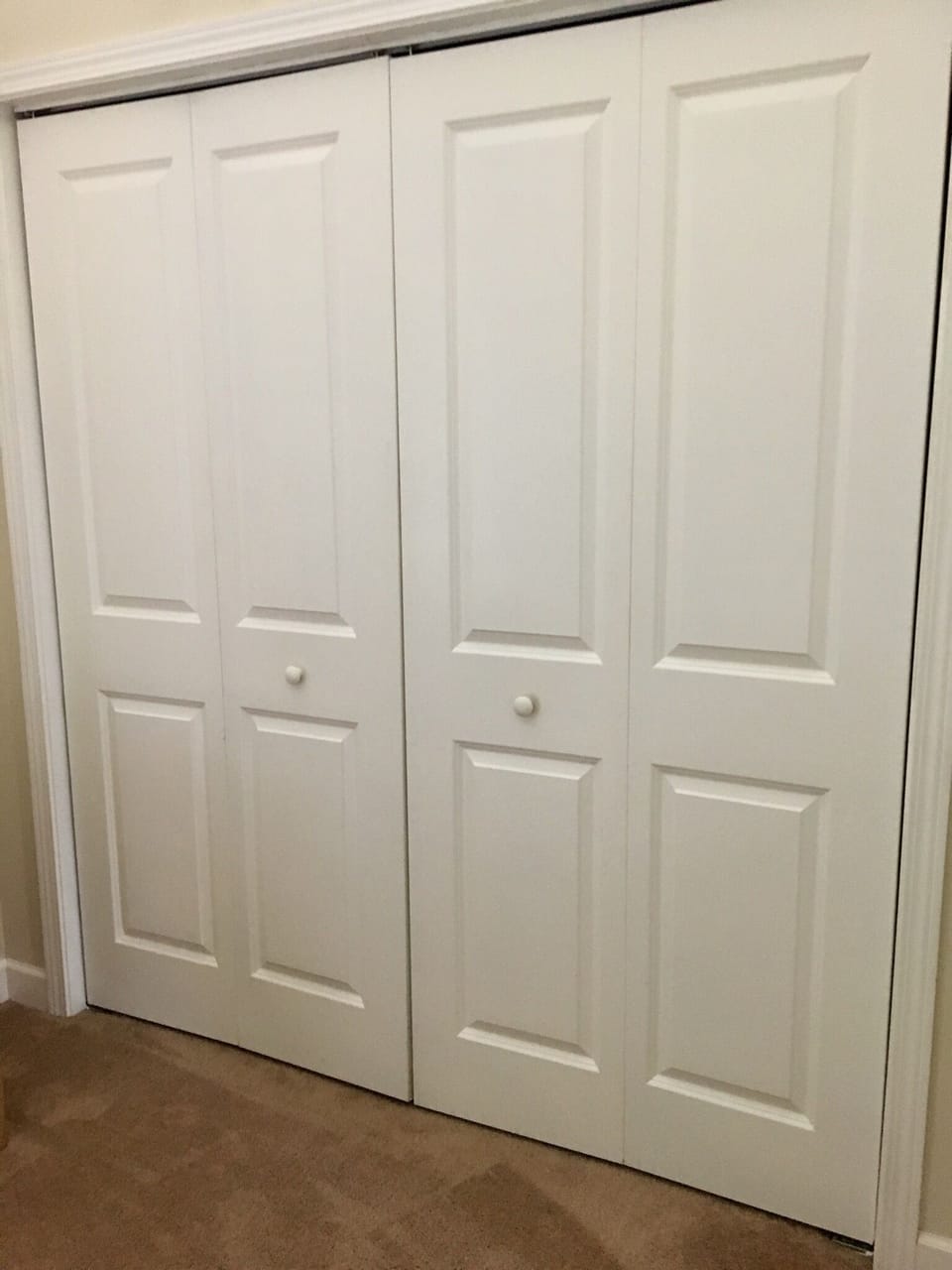 Closet in bedroom