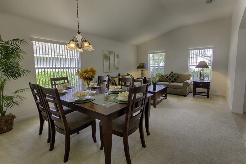 Formal dining area