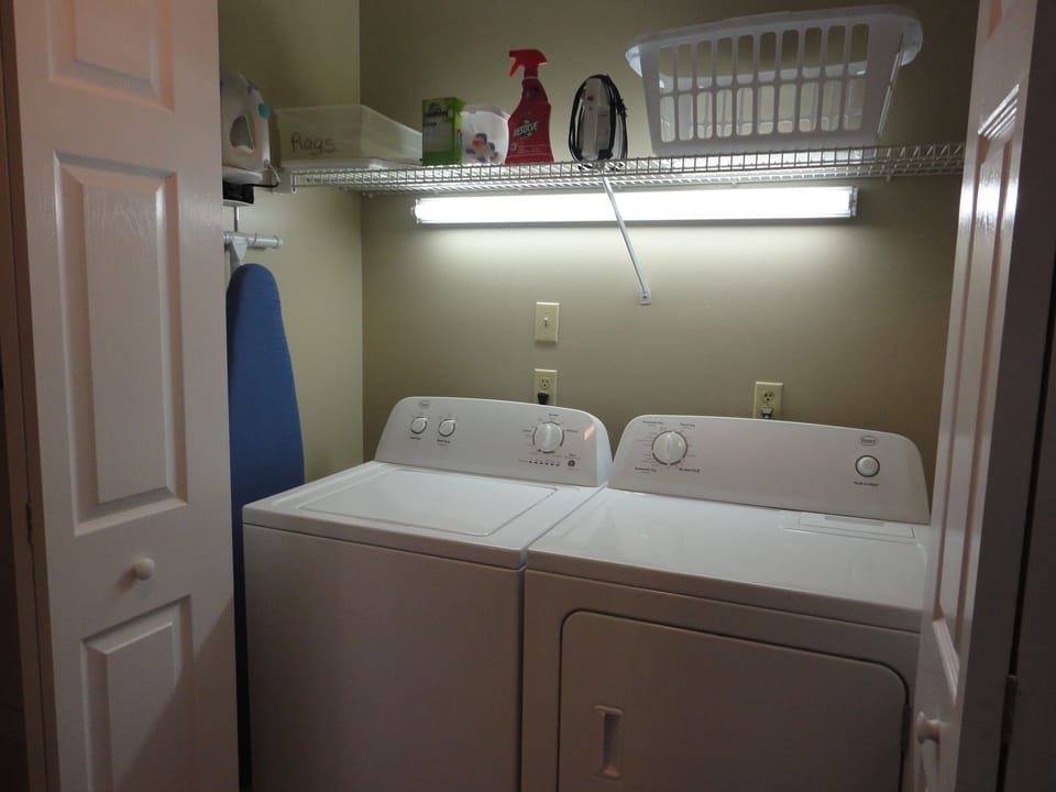 Laundry area with full size washer & dryer