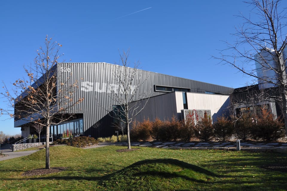 The fantastic Surly Brewery beer hall and restaurant is nearby
