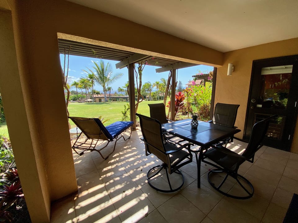 PATIO ADJOINING KITHEN AND MAIN LIVING AREA