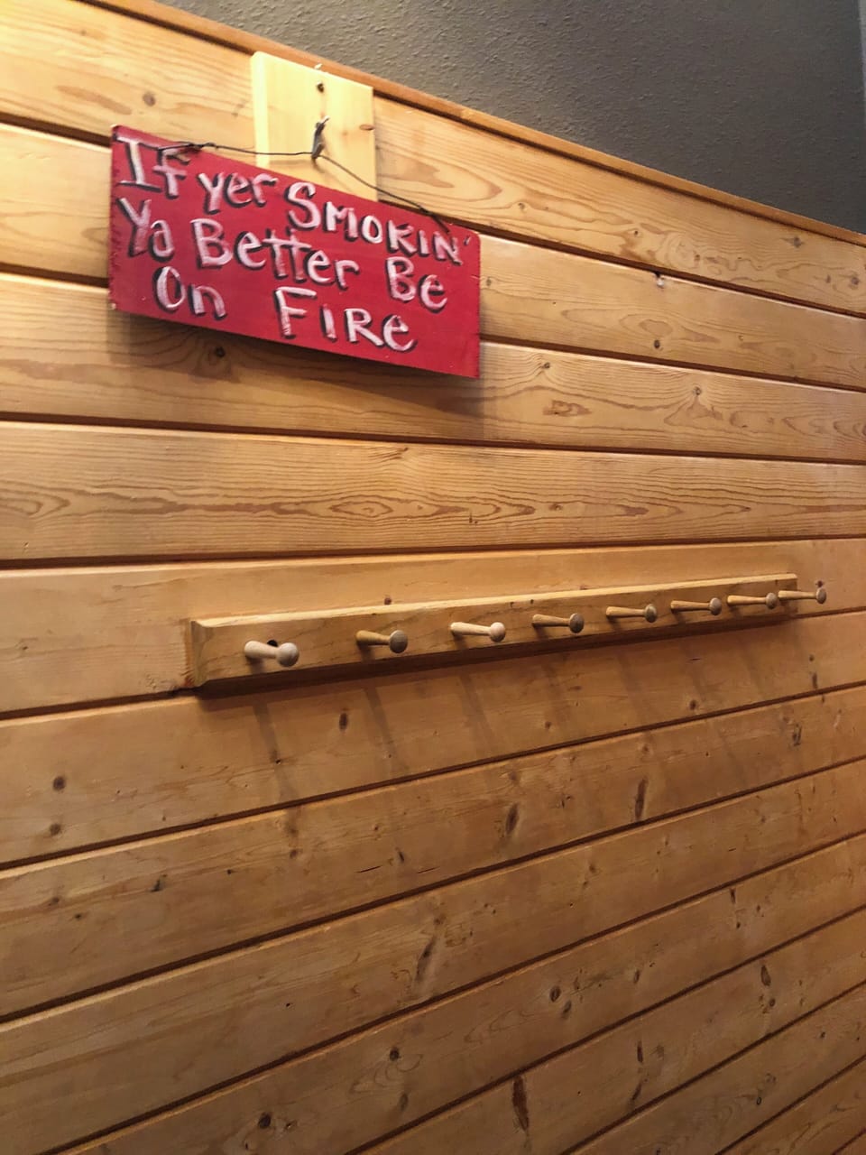 Entranceway. Hooks to hang all of your ski gear.