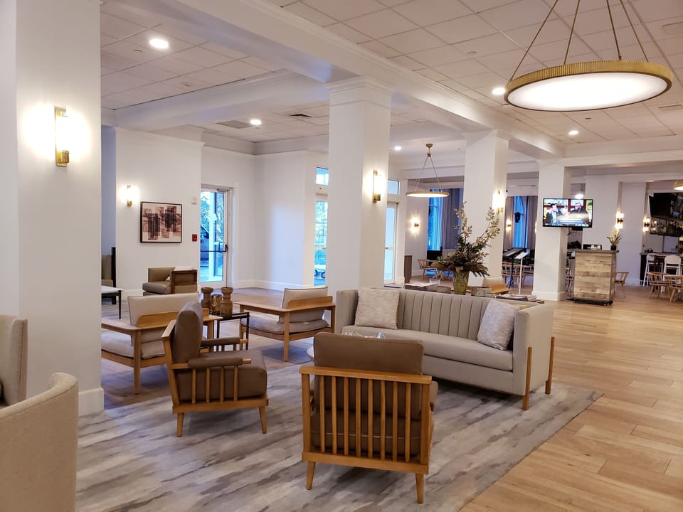 Lobby sitting area