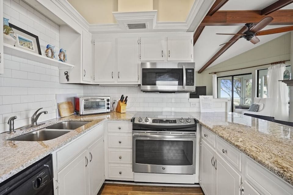 well stocked kitchen