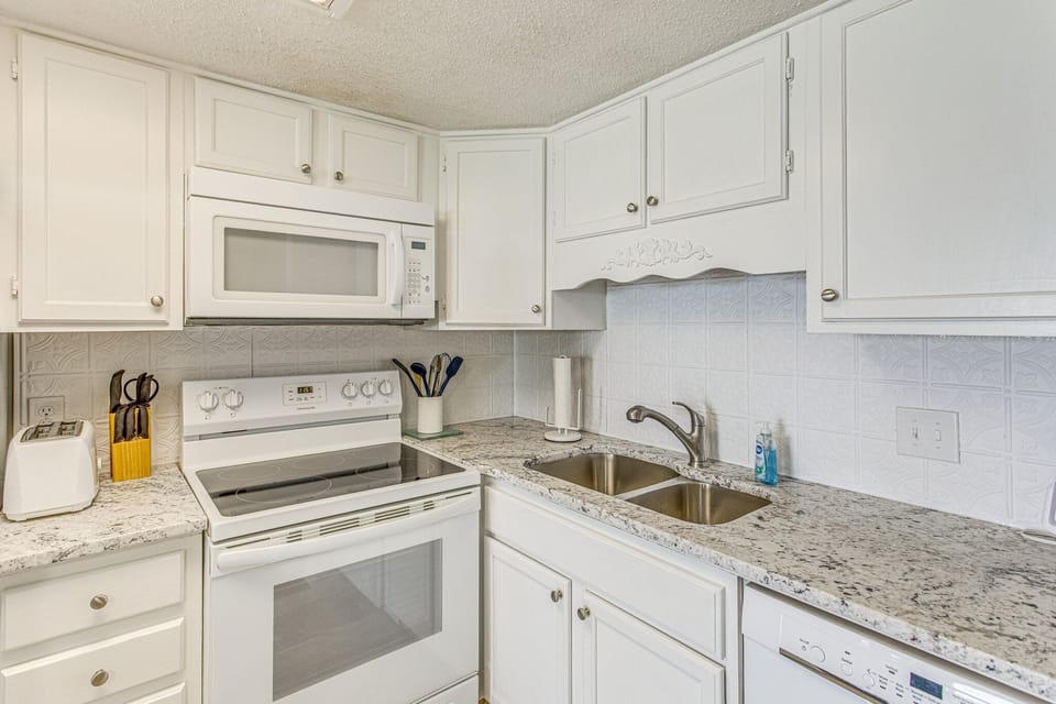 Sink and dishwasher area