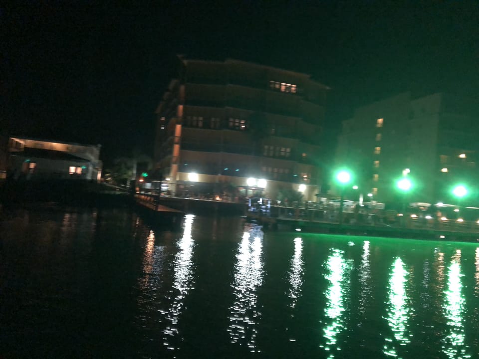 FISHING PIER AT NIGHT