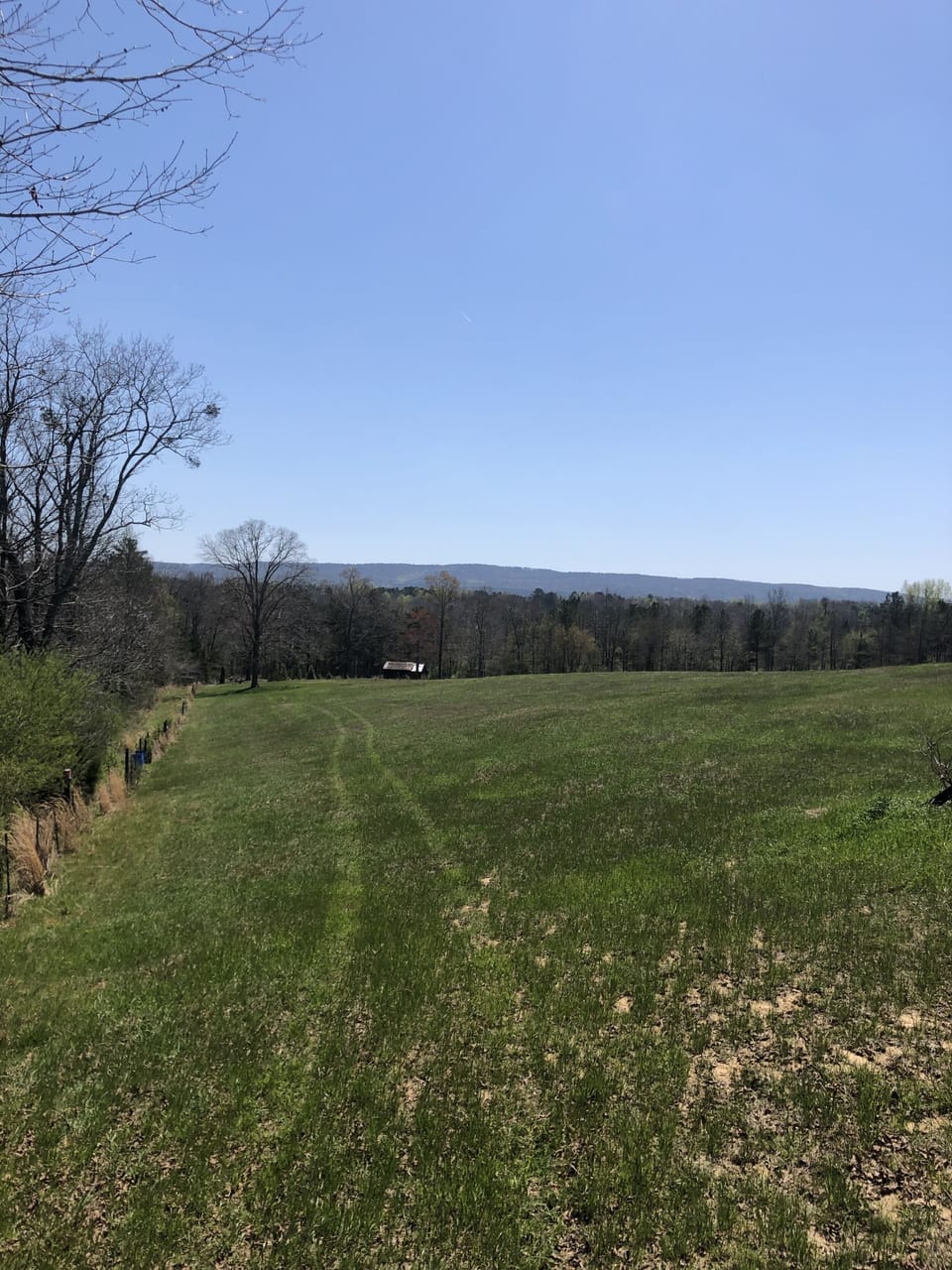 Enjoy the view of open country spaces!