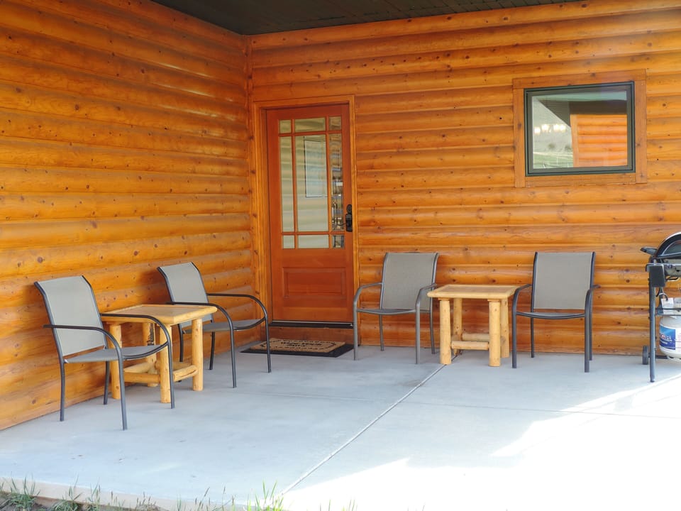 The Eagles Nest at Yellowstone patio.