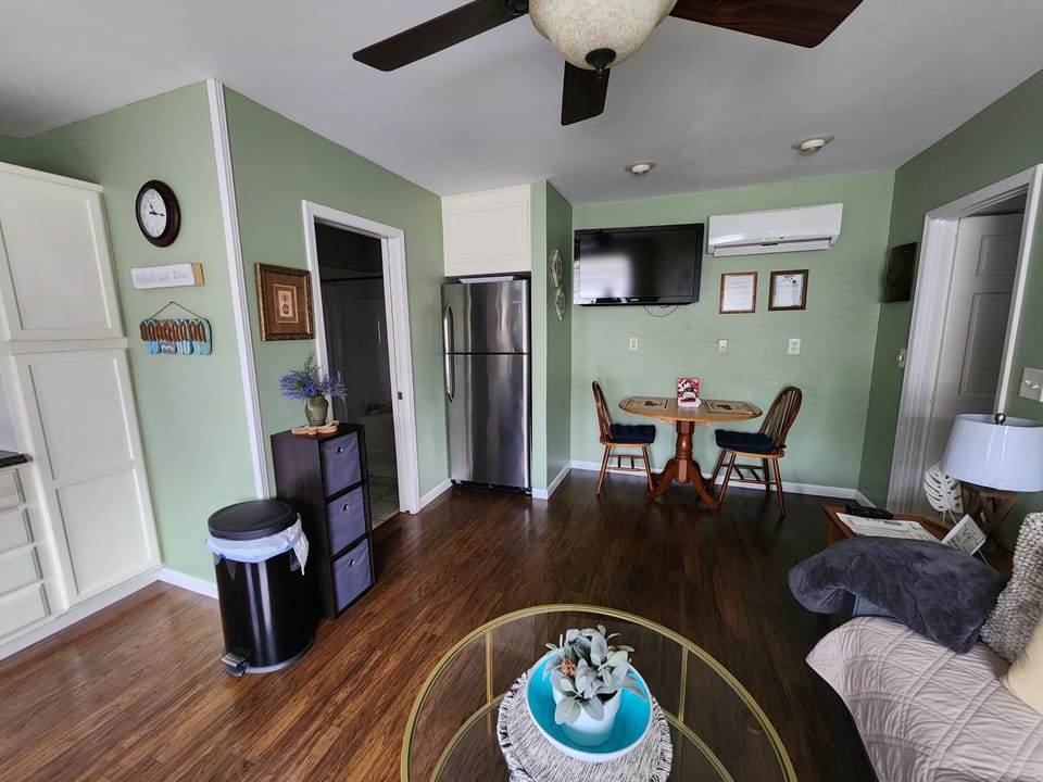 Open floor plan makes this cozy cottage feel like home.
