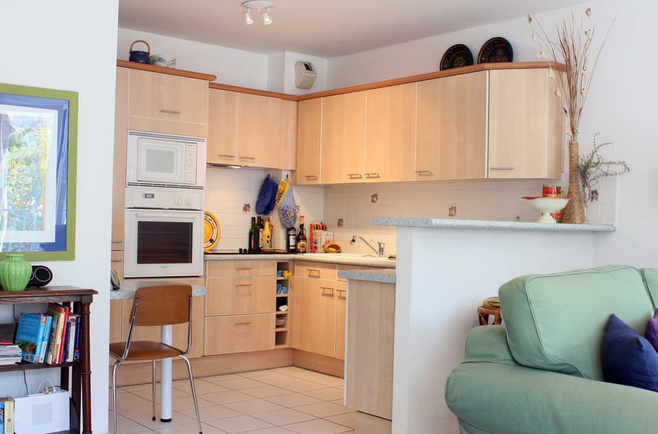 Modern, open kitchen