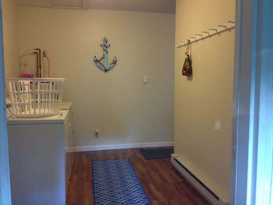Entry way - Where washer and dryer are.  