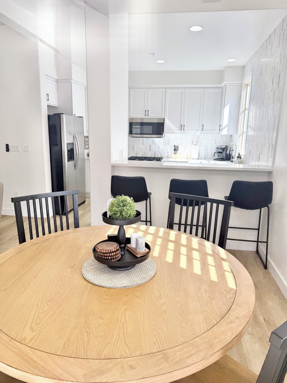 Dining room and kitchen 