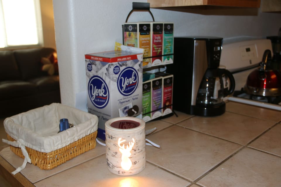 Tea, coffee and some snacks