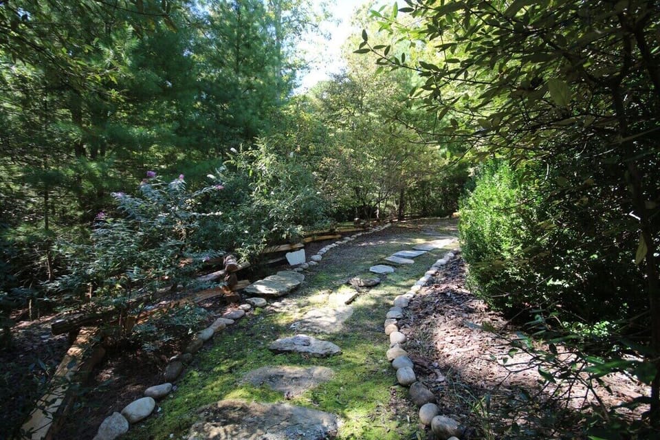 Peaceful walkway.