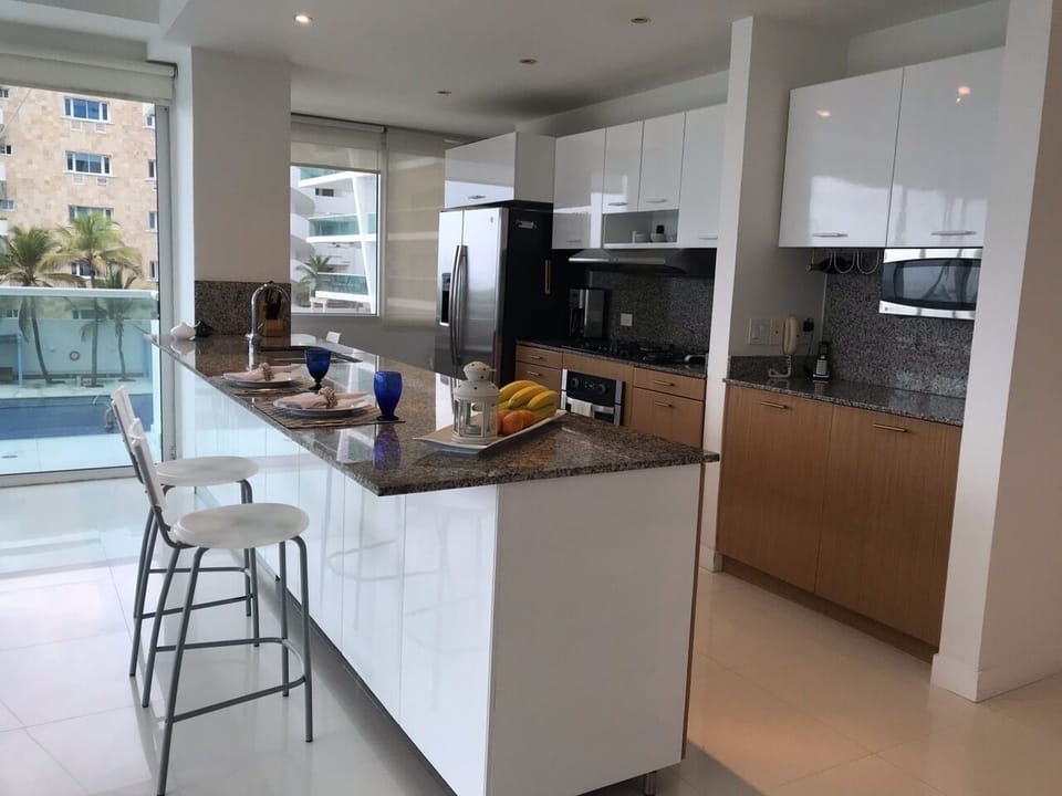 Modern fully equipped kitchen

