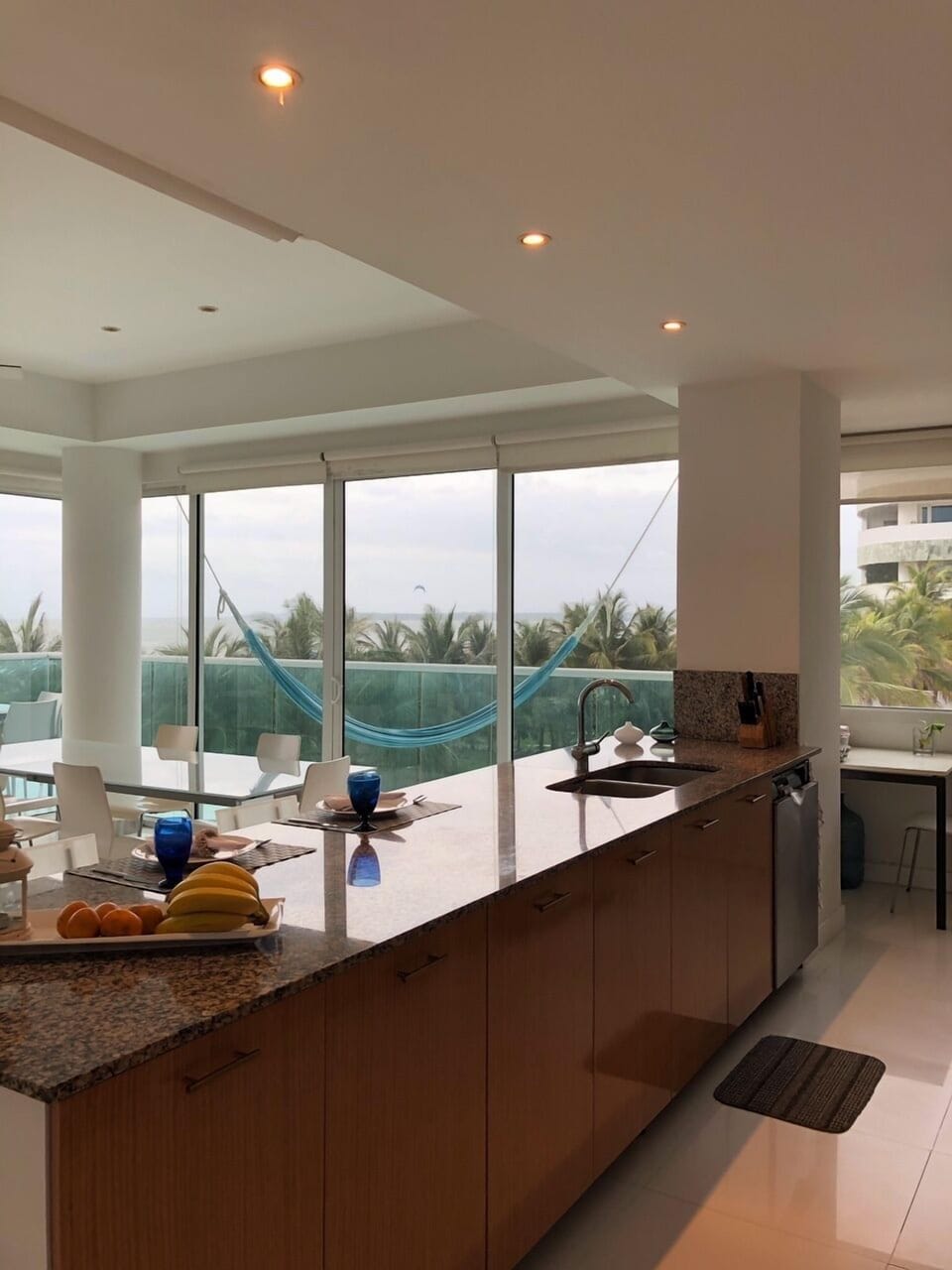 View from kitchen

