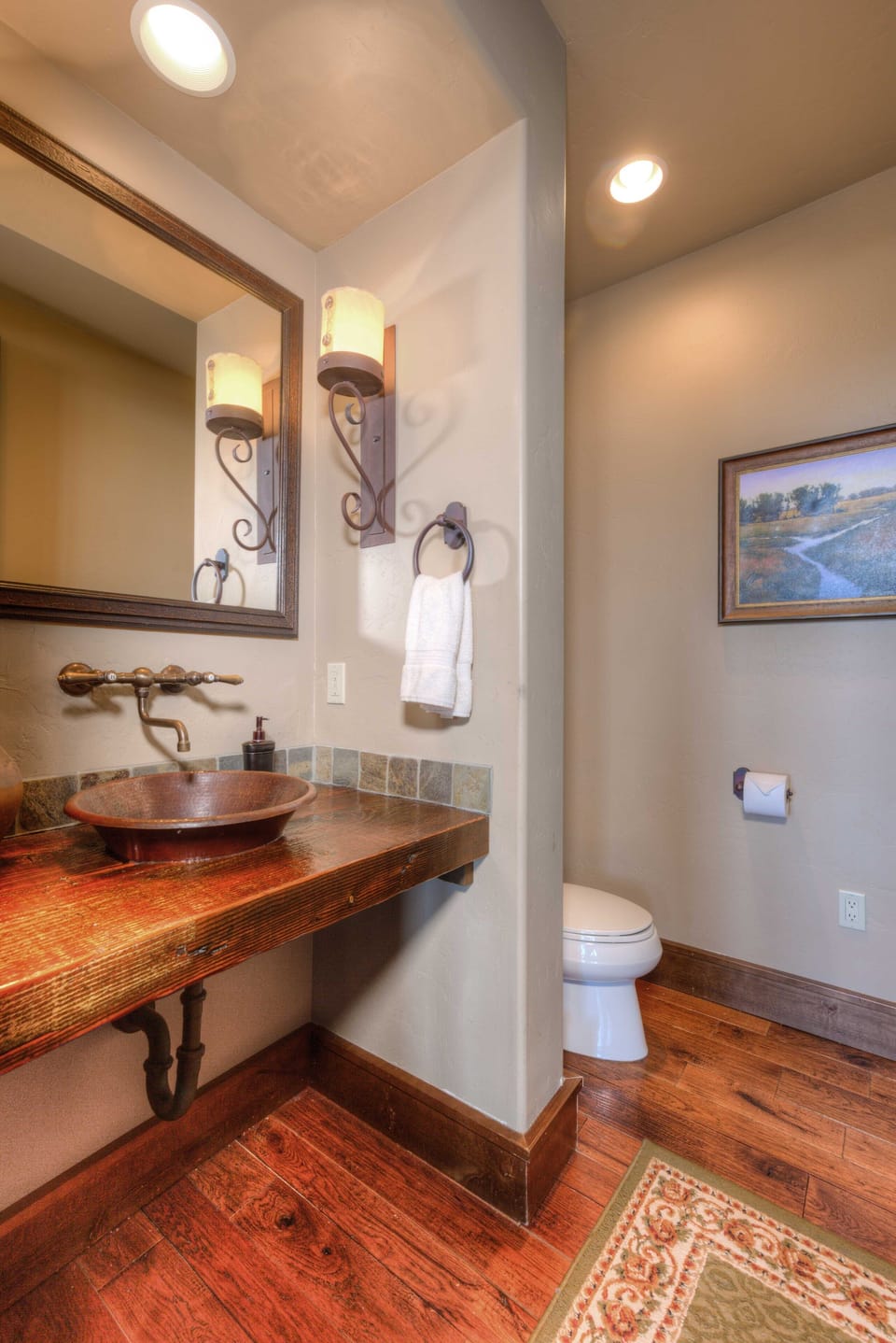 Powder Room located on the main level
