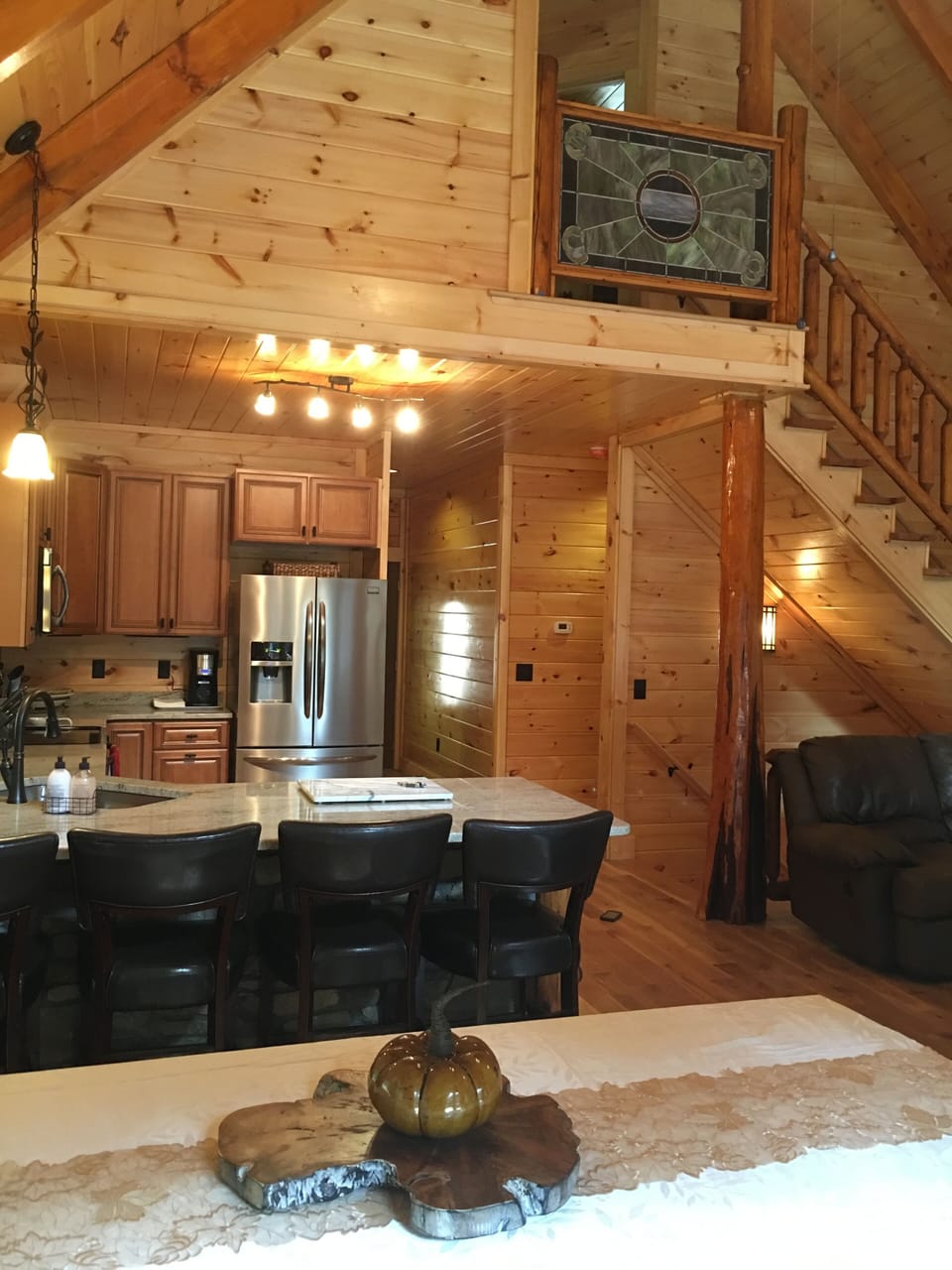 Kitchen and dining area