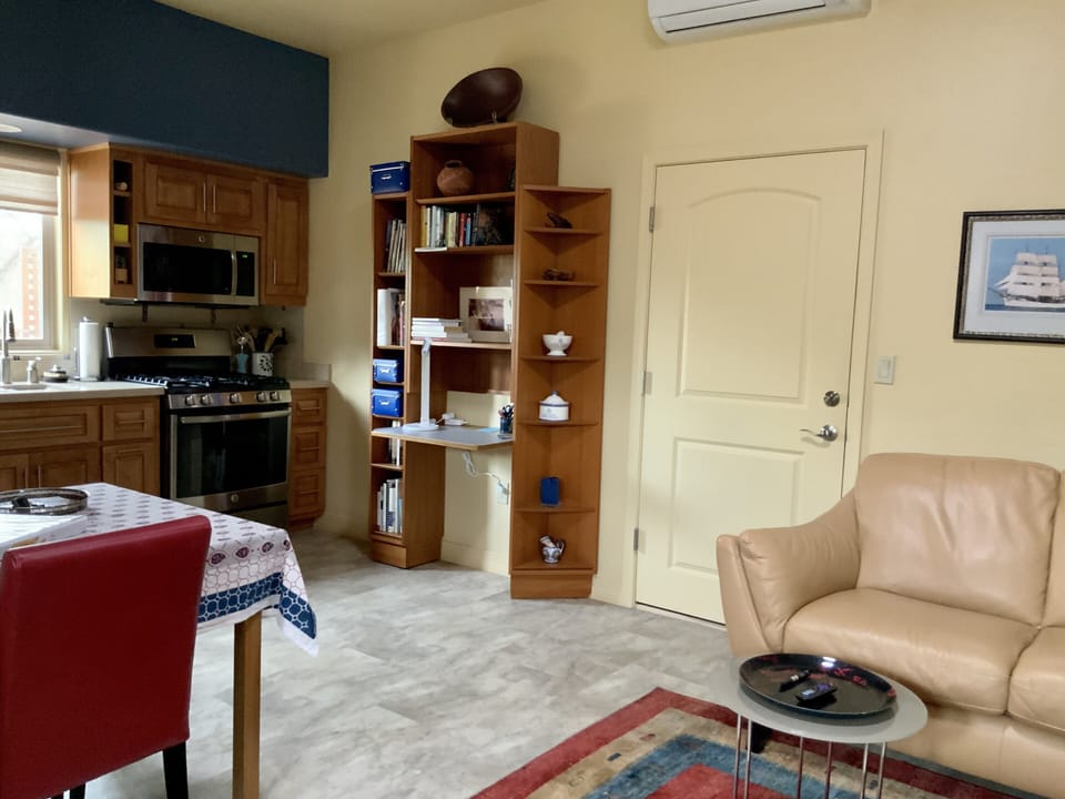 Desk/Computer Area/Door to Garage